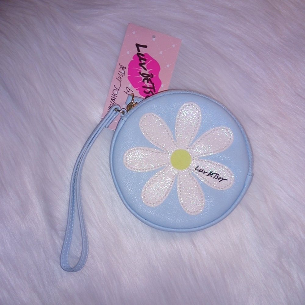 NWT Betsey Johnson Sunflower Coin Purse